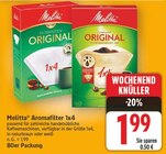 Aromafilter 1x4 Angebote von Melitta bei E center Falkensee für 1,99 €