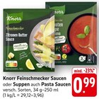 Feinschmecker Saucen im Angebot bei E center in Kaiserslautern Feinschmecker Saucen Angebote von Knorr bei E center Kaiserslautern für 0,99 €