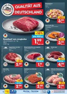 Rindfleisch im Netto Marken-Discount Prospekt "Aktuelle Angebote" mit 68 Seiten (Jena)