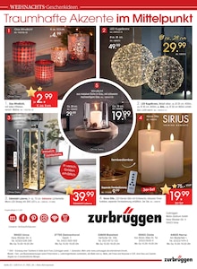 Kerzen im aktuellen Zurbrüggen Prospekt (Recklinghausen) Kerzen im Zurbrüggen Prospekt "ZURBRÜGGEN FEIERT WEIHNACHTEN" mit 32 Seiten (Recklinghausen)
