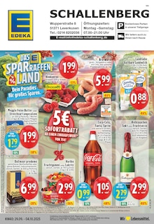 Aktueller EDEKA Prospekt "Aktuelle Angebote" Seite 1 von 24 Seiten für Leverkusen