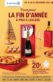 Prospectus E.Leclerc en cours, "Tout pour LA FIN D'ANNÉE À PRIX E.LECLERC", page 1 sur 64