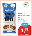 Peanut Butter Bites von foodloose für 1,59 € bei budni im Angebot Peanut Butter Bites von foodloose im aktuellen budni Prospekt