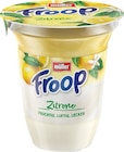 Froop Zitrone oder Froop Erdbeere im Angebot bei REWE in Rostock Froop Zitrone oder Froop Erdbeere Angebote von Müller bei REWE Rostock für 0,35 €