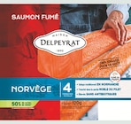 Le saumon fumé norvège - DELPEYRAT - Intermarché à Mérignac Le saumon fumé norvège - DELPEYRAT en promo chez Intermarché Mérignac à 3,99 €