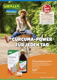 Nahrungsergänzungsmittel Angebot im aktuellen VITALIA Reformhaus Prospekt auf Seite 1