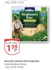 Aktuelle Nescafe Angebote bei GLOBUS in Siegen (Universitätsstadt) Aktuelles Bergbauern Käse mild-nussig Angebot bei GLOBUS in Siegen (Universitätsstadt) ab 1,59 €