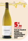 Vin de france blanc aegerter chardonnay signature 2023 en promo chez U Express Illkirch-Graffenstaden à 5,90 €