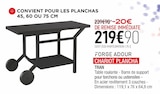 Promo CHARIOT PLANCHA à 219,90 € dans le catalogue Extra à Éringes