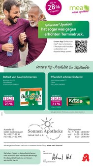 mea - meine apotheke Prospekt der KW 36 "Unsere September-Angebote" Aktueller mea - meine apotheke Prospekt "Unsere September-Angebote" Seite 1 von 4 Seiten