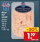 Aufschnitt im Netto Marken-Discount Prospekt Aufschnitt von Wolf im aktuellen Netto Marken-Discount Prospekt für 1,19 €