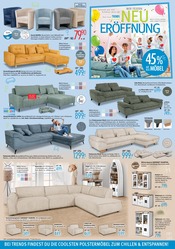 Wohnlandschaft im Trends Prospekt in Bochum Aktueller Trends Prospekt mit Wohnlandschaft, "Wir feiern Neueröffnung - Schnell wie nie! Schöner denn je!", Seite 2