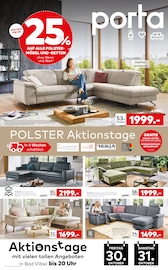 Sofa im porta Möbel Prospekt in Offenbach Aktueller porta Möbel Prospekt mit Sofa, "Polster Aktionstage", Seite 1