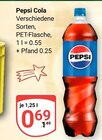 Cola im Angebot bei GLOBUS in Bruchsal Cola Angebote von Pepsi bei GLOBUS Bruchsal für 0,69 €