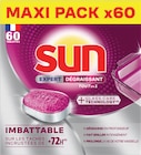 Tablettes Lave-Vaisselle Tout en 1 Expert + Dégraissant X60 - SUN - Netto à Clamart Tablettes Lave-Vaisselle Tout en 1 Expert + Dégraissant X60 - SUN en promo chez Netto Clamart à 8,15 €