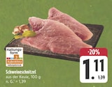 Schweineschnitzel Angebote bei EDEKA Würzburg für 1,11 €