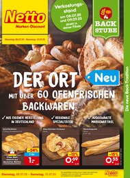 Discounter Prospekt von Netto Marken-Discount Übach-Palenberg Netto Marken-Discount Prospekt: "DER ORT MIT ÜBER 60 OFENFRISCHEN BACKWAREN.", 6 Seiten, 08.07.2025 - 12.07.2025