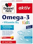 Omega-3 + Vitamin D3 Kids Kautabletten im Angebot bei Rossmann in Leipzig Omega-3 + Vitamin D3 Kids Kautabletten Angebote von Doppelherz bei Rossmann Leipzig für 6,45 €