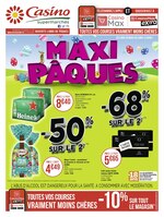 Catalogue Casino Supermarchés "Maxi Pâques", 56 pages, à Boisemont, 30/03/2020 - 13/04/2020 Prospectus Casino Supermarchés "Maxi Pâques", 56 pages, à Boisemont, 30/03/2020 - 13/04/2020