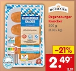 Mettwurst im Netto Marken-Discount Prospekt Regensburger Knacker von Hofmaier im aktuellen Netto Marken-Discount Prospekt für 2,49 €