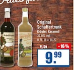 Zisch Emden - Original Schaffertrunk Angebot im Prospekt Original Schaffertrunk bei Zisch im Emden Prospekt für 9,99 €