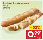 Rustikales Steinofenbaguette im Netto Marken-Discount Prospekt Rustikales Steinofenbaguette im aktuellen Netto Marken-Discount Prospekt für 0,99 €