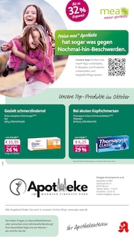 mea - meine apotheke Prospekt Unsere Oktober-Angebote mit 4 Seiten