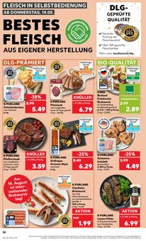 Bratwurst im aktuellen Kaufland Prospekt (Regensburg) Bratwurst im Kaufland Prospekt "KNĂśLLER" mit 58 Seiten (Regensburg)