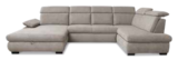 Canapé d'angle convertible angle u tissu colby en promo chez But Valence à 1 999,00 €