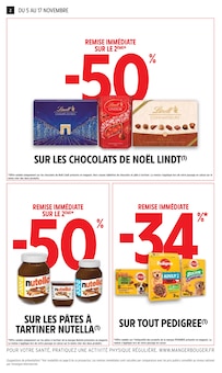 Prospectus Intermarché de la semaine "-60% DE REMISE IMMÉDIATE SUR LE 2ÈME SUR UNE SÉLECTION DE PRODUITS" avec 2 pages, valide du 05/11/2024 au 17/11/2024 pour Marseille et alentours