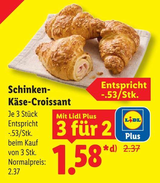 Schinken-Käse-Croissant