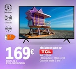 E.Leclerc Hauconcourt - Promo Téléviseur QLED 32" Promo Téléviseur QLED 32" à 169,00 € dans le catalogue E.Leclerc à Hauconcourt