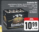 EDEKA Schlüsselfeld - Bier Angebot im Prospekt Bier bei EDEKA im Schlüsselfeld Prospekt für 10,99 €