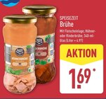 Hühnerbrühe von Speisezeit für 1,69 € bei ALDI Nord im Angebot Hühnerbrühe von Speisezeit im aktuellen ALDI Nord Prospekt