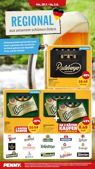 Bier im aktuellen Penny Prospekt (Raguhn-Jeßnitz) Bier im Penny Prospekt "Wer günstig will, muss Penny." mit 38 Seiten (Raguhn-Jeßnitz)