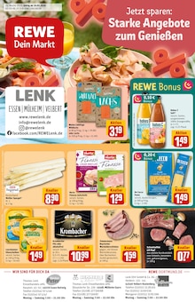 Aktueller REWE Prospekt (Velbert, 31 Seiten zum blättern REWE Prospekt Dein Markt mit 31 Seiten