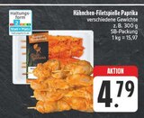 Aktuelles Hähnchen-Filetspieße Paprika Angebot bei EDEKA in Erlangen ab 4,79 €