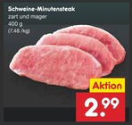 Aktuelle Schweinefleisch Angebote bei Netto Marken-Discount in Erfurt Aktuelles Schweine-Minutensteak Angebot bei Netto Marken-Discount in Erfurt ab 2,99 €