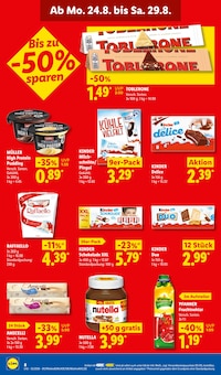 Nutella im aktuellen Lidl Prospekt (Kirchheim (Teck)) Nutella im Lidl Prospekt "LIDL LOHNT SICH" mit 71 Seiten (Kirchheim (Teck))
