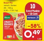 Netto Marken-Discount Mülsen - Knorr Fix Angebot im Prospekt Knorr Fix bei Netto Marken-Discount im Mülsen Prospekt für 0,49 €
