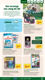 Bosch im Fressnapf Prospekt "Mehr einpacken, weniger ausgeben!" auf Seite 15