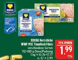 WWF MSC Thunfisch Filets Angebote von EDEKA Herzstücke bei Marktkauf Coburg für 1,99 €