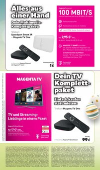 Fernseher im INOVACOM Prospekt "MAGENTA TV GEHÖRT IN JEDES NEST" mit 8 Seiten (Gummersbach)