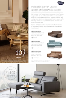 Couch im XXXLutz Prospekt "Stressless" mit 10 Seiten (Regensburg)