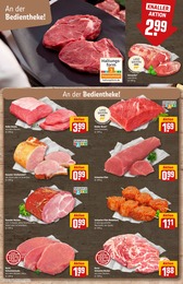 REWE Schweinefleisch im Prospekt 