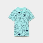 Promo Polo manches courtes bleu turquoise garçon à 6,99 € dans le catalogue La Halle à Haguenau