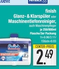 Glanz- & Klarspüler Angebote von finish bei E center Germering für 2,49 €