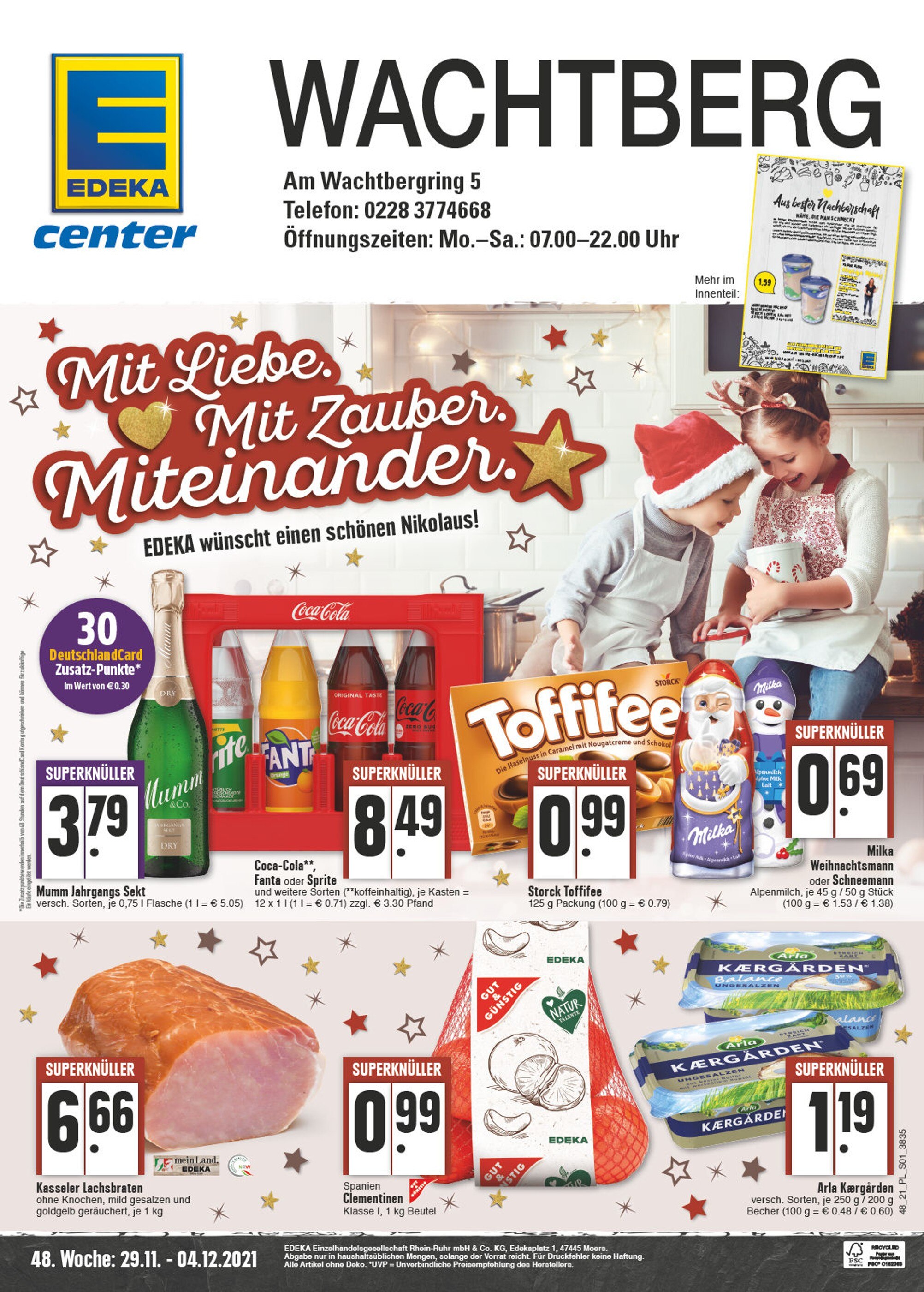 E center Prospekt für Bad Honnef mit 16 Seiten E center Prospekt für Bad Honnef: "Aktuelle Angebote", 16 Seiten, 29.11.2021 - 04.12.2021