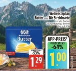 Butter oder Die Streichzarte im EDEKA Prospekt Butter oder Die Streichzarte von Weihenstephan im aktuellen EDEKA Prospekt für 1,00 €