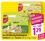 Knäckebrot Vollkorn Angebote von Gut & Günstig bei E center Stuttgart für 1,29 €